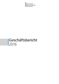 Geschäftsbericht 2016 - Bundesverband deutscher Banken