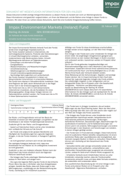 Impax Environmental Markets (Ireland) Fund