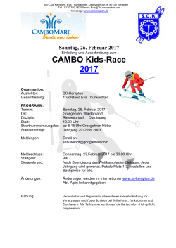 CAMBO Kids-Race 2017