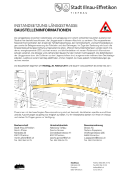 instandsetzung l&auml;nggstrasse - Stadt Illnau
