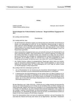 Drucksachen allgemein - Nieders&auml;chsischer Landtag