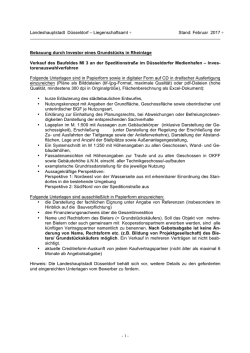 Investorenauswahlverfahren - Baufeld MI 3 Speditionstra&szlig;e