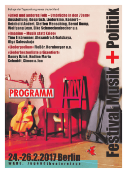 Festival Musik und Politik