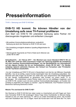 DVB-T2 HD kommt: So können Händler von der Umstellung aufs