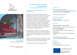 Die Zukunft der Tourist- Informationen