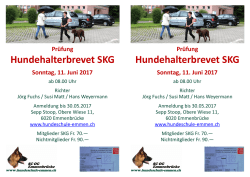 Hundehalterbrevet SKG Hundehalterbrevet SKG