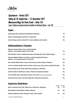 Herbst - Restaurant Aklin