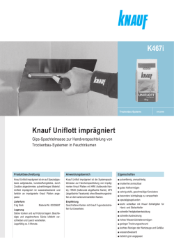Knauf Uniflott imprägniert K467i