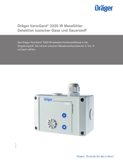 Dr&auml;ger VarioGard &reg; 2320 IR Messf&uuml;hler