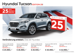 Hyundai TucsonEDITION 25!