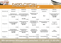 Speiseplan 08. Woche 2017 - Dabelstein – Gastronomie und Catering