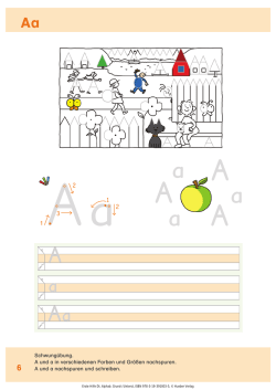Einf&uuml;hrung der Buchstaben
