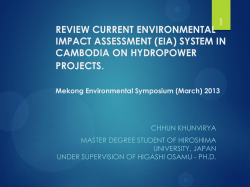 Mekong Environmental Symposium 2013