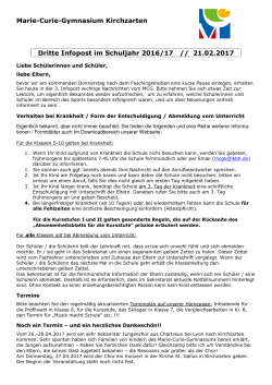 aktueller Infobrief