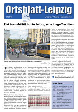 Elektromobilität hat in Leipzig eine lange Tradition