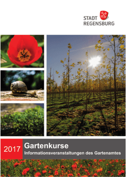 Gartenkurse 2017