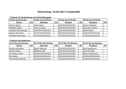 Donnerstag, 23.02.2017 Lumpenball