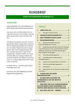 rundbrief - LAG Haßberge