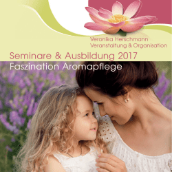 Studienkreise Broschüre Seminare 2017