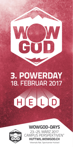 3. powerday - Upgrade your faith