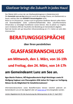 Info-Beratungsgespr&auml;che
