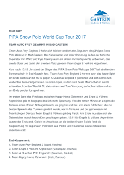 PIPA Snow Polo World Cup Tour 2017