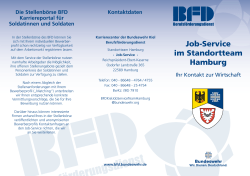 Job-Service im Standortteam Hamburg