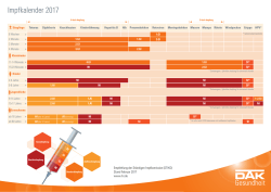 Impfkalender 2017