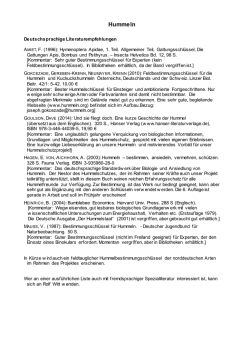 Hummeln - NABU Niedersachsen