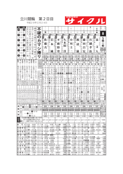 不破のカマシ捲り