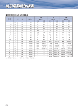 横形電動機仕様表(PDF形式、2.19MB)