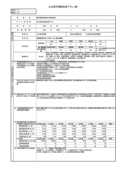 公立南丹病院改革プラン（案）