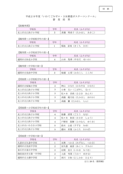 審査結果一覧 （PDFファイル 127.0KB）