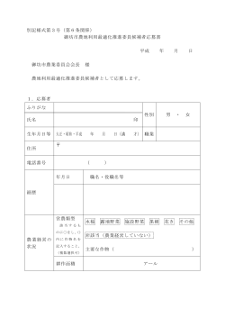 推進委員応募書 (PDF：126.7KB)