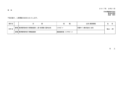 2017年 2月21日 各 位 日本精機株式会社 事業企画部