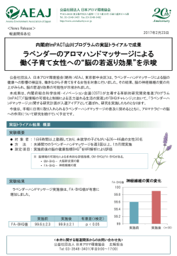 内閣府 ImPACT山川プログラムの実証トライアルで成果
