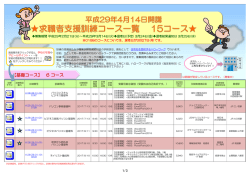 募集期間 平成29年2月21日(火)～平成29年3月14日(火)  選考日(予定