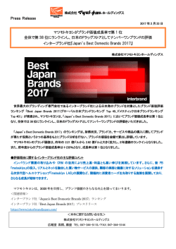 マツモトキヨシがブランド価値成長率で第 1 位 全体で第 38 位にランクインし