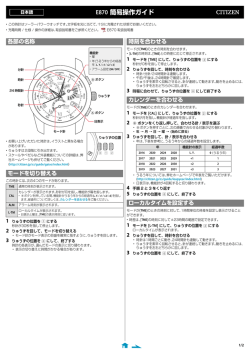 E870 簡易操作ガイド