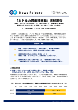 ミドルの異業種転職 - エン・ジャパン株式会社