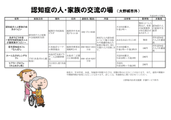 認知症の人・家族の交流の場（大野城市外）PDF(103KB）