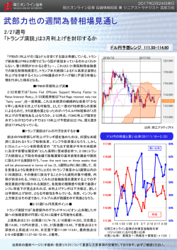 武部力也の週間為替相場見通し