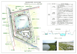 浄化池(ウエットランド) 計画平面図