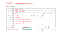記載例 - 青森市