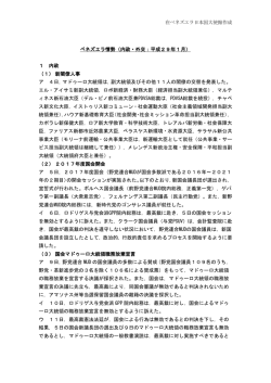 ベネズエラ情勢（内政・外交：平成29年1月）
