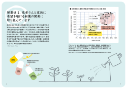 製薬協は、患者さんと家族に 希望を届ける新薬の開発に 取り組んでいます