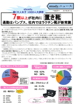 steady.働く女子1000人大調査！