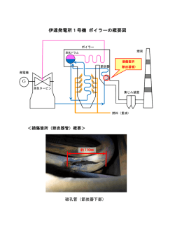 PDFファイルを開きます。伊達発電所1号機 ボイラーの概要図