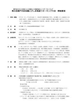 開催要領 - 今治市