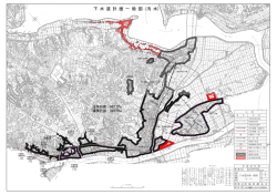 下 水 道 計 画 一 般 図 (汚 水)